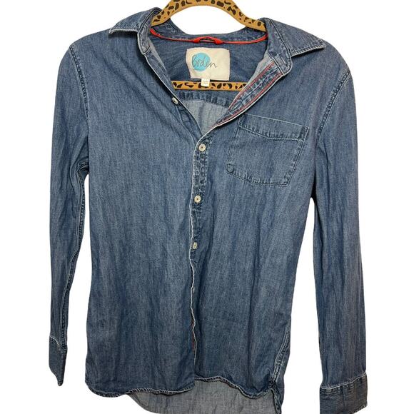 Boden Chambray Button Down Shirt - Picture 1 of 2